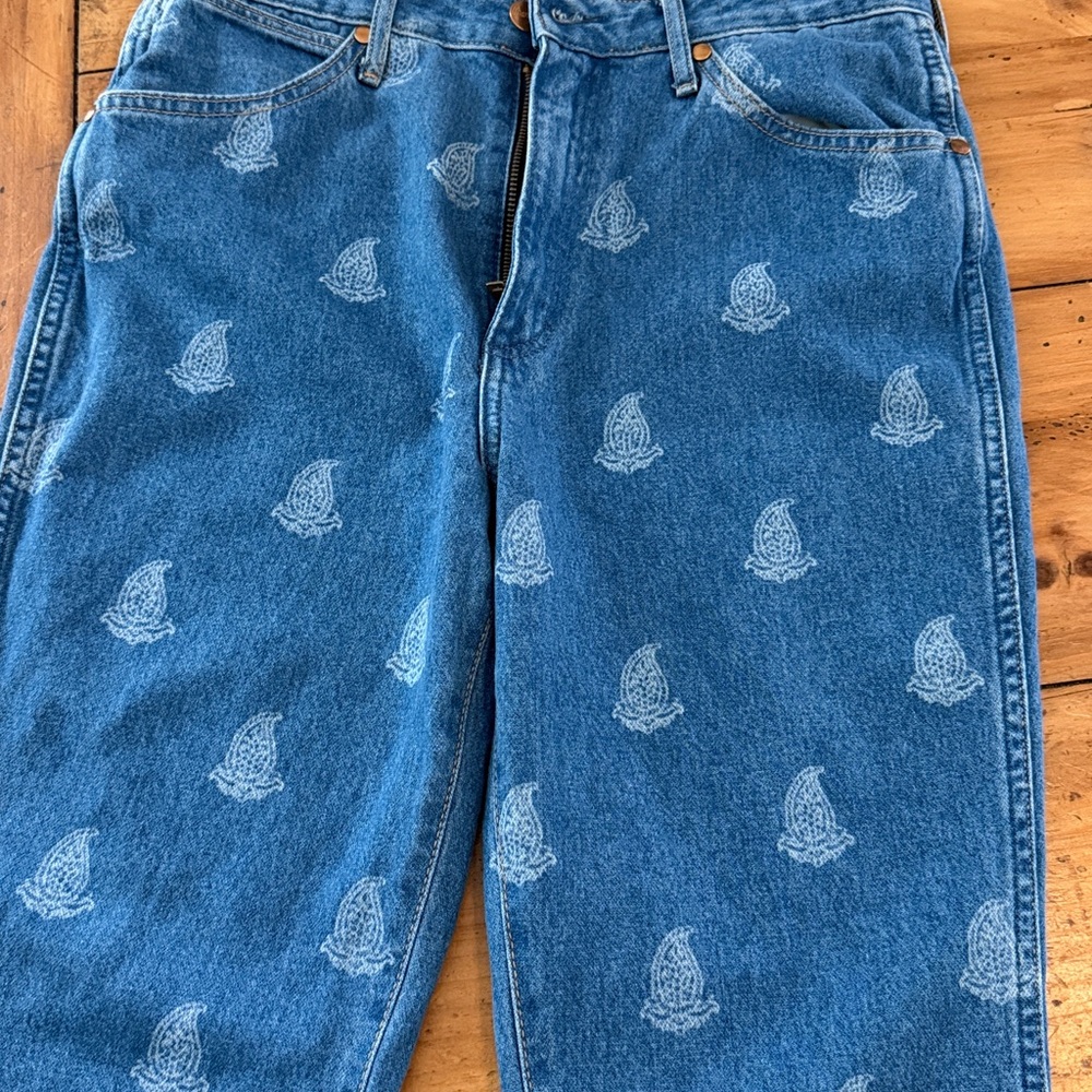 Wrangler Paisley Print Westward high rise Bootcut jean 29x32 - Picture 13 of 14